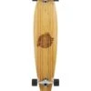Two Bare Feet "The Chuck" 44in Bamboo Series Longboard Skateboard Complete (Black Wheels)