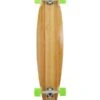 Two Bare Feet "The Chad" 42in Bamboo Series Longboard Skateboard Complete (Green Wheels) -Dive Master Shop 01 n s03 black bottom 1 1