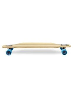 Two Bare Feet "The Bradley" 36in Bamboo Series Longboard Skateboard Complete (Blue Wheels) -Dive Master Shop 02 n s04 black side