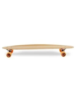 Two Bare Feet "The Chad" 42in Bamboo Series Longboard Skateboard Complete (Orange Wheels) -Dive Master Shop 03 n s03 black side 3
