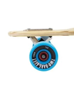 Two Bare Feet "The Bradley" 36in Bamboo Series Longboard Skateboard Complete (Blue Wheels) -Dive Master Shop 05 n s04 black wheel 2