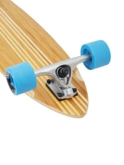 Two Bare Feet "The Chad" 42in Bamboo Series Longboard Skateboard Complete (Blue Wheels) -Dive Master Shop 06 n s03 black trucks 2