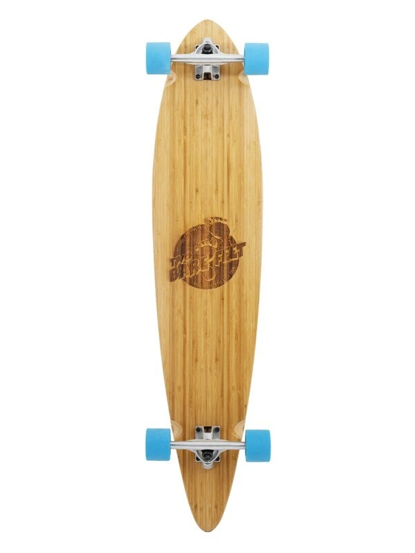 Two Bare Feet "The Chuck" 44in Bamboo Series Longboard Skateboard Complete (Blue Wheels) 3 Two Bare Feet "The Chuck" 44in Bamboo Series Longboard Skateboard Complete (Blue Wheels)