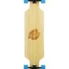 Two Bare Feet "The Parker" 42.5in Bamboo Series Longboard Skateboard Complete (Blue Wheels) -Dive Master Shop 1 002 parker bottom 2