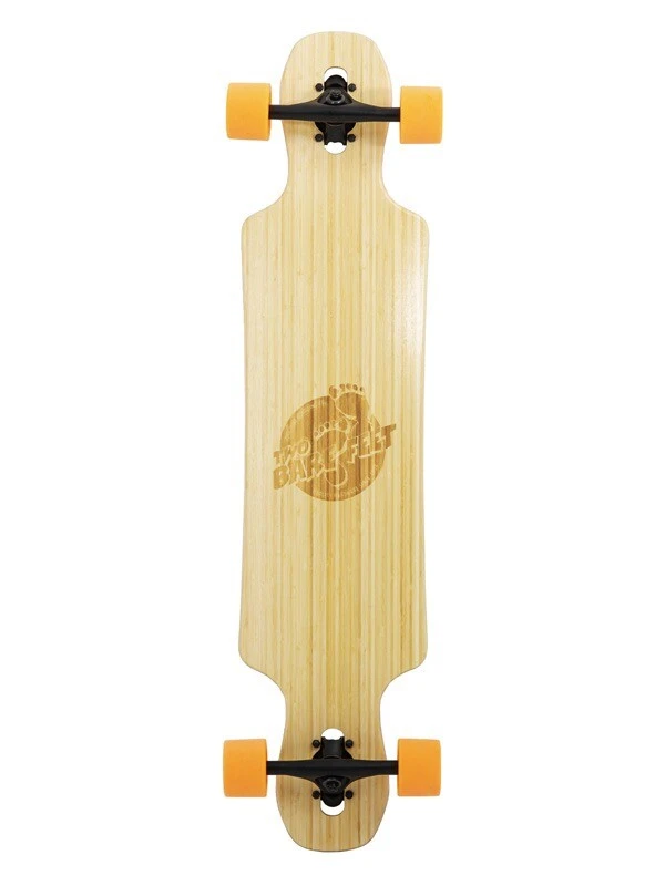 Two Bare Feet "The Hunter" 40in Bamboo Series Longboard Skateboard Complete (Orange Wheels) 3 Two Bare Feet "The Hunter" 40in Bamboo Series Longboard Skateboard Complete (Orange Wheels)
