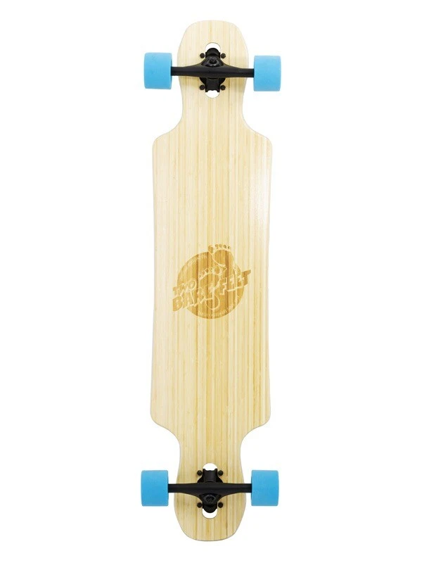 Two Bare Feet "The Hunter" 40in Bamboo Series Longboard Skateboard Complete (Blue Wheels) 3 Two Bare Feet "The Hunter" 40in Bamboo Series Longboard Skateboard Complete (Blue Wheels)