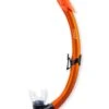 Two Bare Feet X-Dive Silicone Snorkel (Orange/Clear) -Dive Master Shop 1 23 1