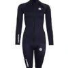 Two Bare Feet Womens Silicone Print Series 2.5mm Wetsuit Jacket & Shorts Set (Black) -Dive Master Shop 1 30 2