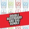 Two Bare Feet Future Double Bodyboard And Bag Bundle (Choice Of 37" & 42")