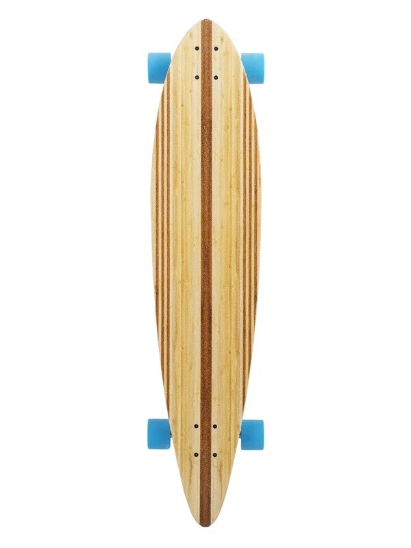 Two Bare Feet "The Chuck" 44in Bamboo Series Longboard Skateboard Complete (Blue Wheels) 4 Two Bare Feet "The Chuck" 44in Bamboo Series Longboard Skateboard Complete (Blue Wheels) - Image 2
