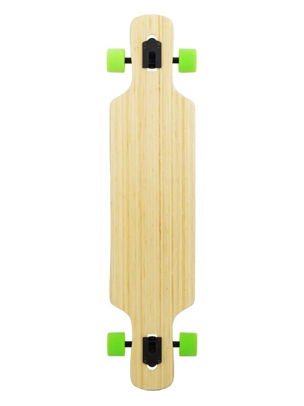 Two Bare Feet "The Parker" 42.5in Bamboo Series Longboard Skateboard Complete (Green Wheels) 4 Two Bare Feet "The Parker" 42.5in Bamboo Series Longboard Skateboard Complete (Green Wheels) - Image 2