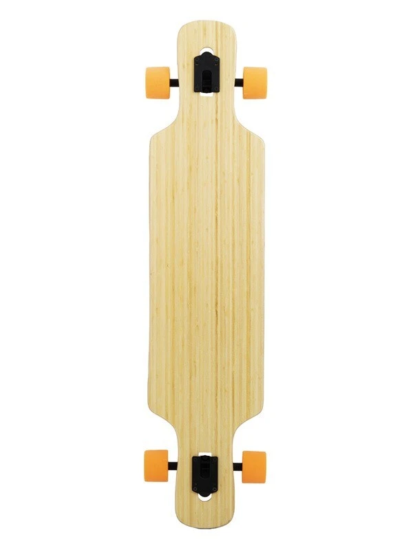 Two Bare Feet "The Parker" 42.5in Bamboo Series Longboard Skateboard Complete (Orange Wheels) 4 Two Bare Feet "The Parker" 42.5in Bamboo Series Longboard Skateboard Complete (Orange Wheels) - Image 2