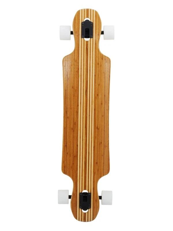 Two Bare Feet "The Hunter" 40in Bamboo Series Longboard Skateboard Complete (White Wheels) 4 Two Bare Feet "The Hunter" 40in Bamboo Series Longboard Skateboard Complete (White Wheels) - Image 2