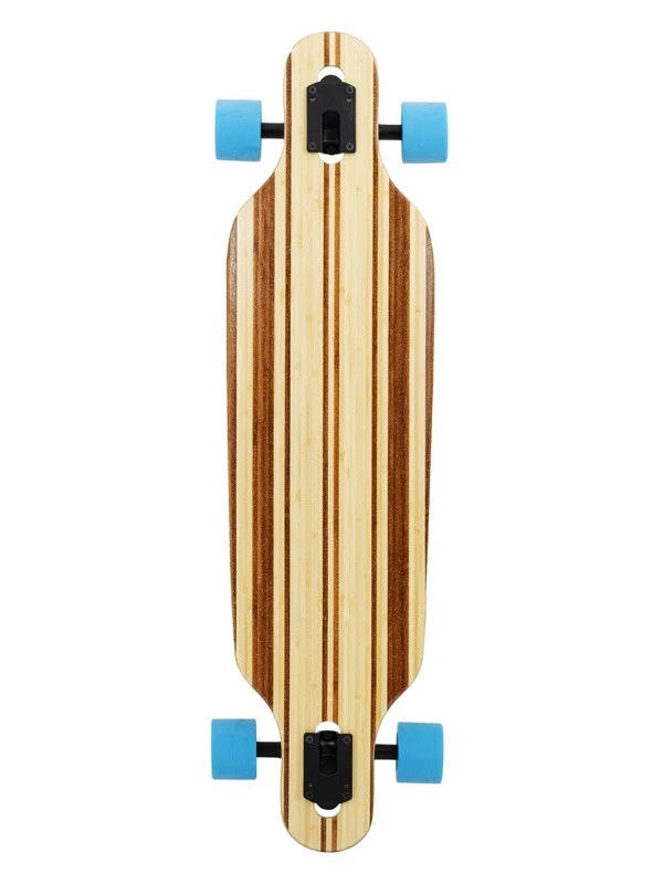 Two Bare Feet "The Austin" 36in Bamboo Series Longboard Skateboard Complete (Blue Wheels) 4 Two Bare Feet "The Austin" 36in Bamboo Series Longboard Skateboard Complete (Blue Wheels) - Image 2