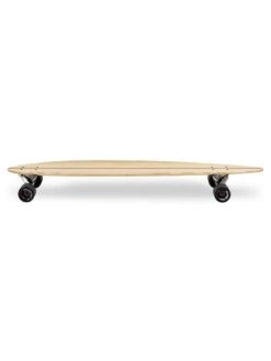 Two Bare Feet "The Chuck" 44in Bamboo Series Longboard Skateboard Complete (Black Wheels) -Dive Master Shop 3 001 the chuck side min