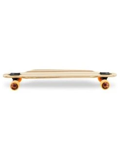 Two Bare Feet "The Austin" 36in Bamboo Series Longboard Skateboard Complete (Orange Wheels) -Dive Master Shop 3 007 austin side