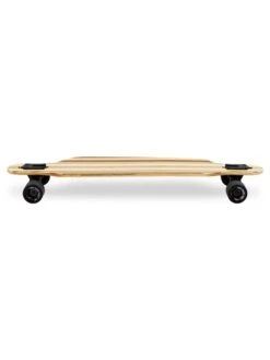 Two Bare Feet "The Austin" 36in Bamboo Series Longboard Skateboard Complete (Black Wheels) -Dive Master Shop 3 007 austin side min