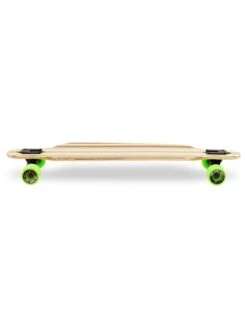 Two Bare Feet "The Austin" 36in Bamboo Series Longboard Skateboard Complete (Green Wheels) -Dive Master Shop 3 007 austin side 1 2