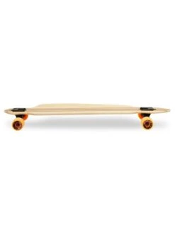 Two Bare Feet "The Duke" 41in Bamboo Series Longboard Skateboard Complete (Orange Wheels) -Dive Master Shop 3 008 duke side