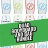 Two Bare Feet Future Quad Bodyboard And Bag Bundle (Choice Of 37" & 42") 2 Two Bare Feet Future Quad Bodyboard And Bag Bundle (Choice Of 37" & 42") -Dive Master Shop 4 future quad bodyboard and bag bundle
