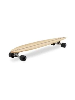 Two Bare Feet "The Chuck" 44in Bamboo Series Longboard Skateboard Complete (Black Wheels) -Dive Master Shop 4 001 the chuck diagonal min