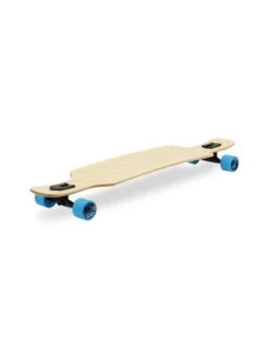 Two Bare Feet "The Parker" 42.5in Bamboo Series Longboard Skateboard Complete (Blue Wheels) -Dive Master Shop 4 002 parker diagonal 2