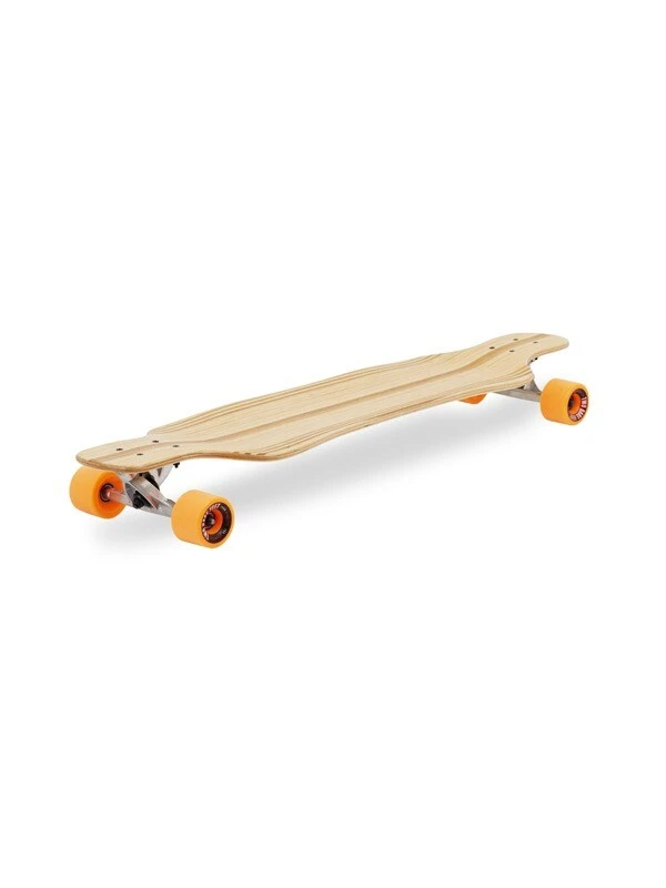 Two Bare Feet "The Larry" 39in Bamboo Series Longboard Skateboard Complete (Orange Wheels) 5 Two Bare Feet "The Larry" 39in Bamboo Series Longboard Skateboard Complete (Orange Wheels) - Image 3