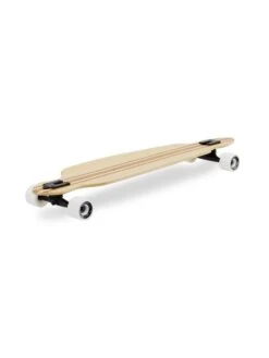 Two Bare Feet "The Duke" 41in Bamboo Series Longboard Skateboard Complete (White Wheels) -Dive Master Shop 4 008 duke diagonal 1 1