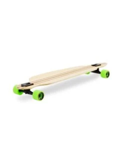 Two Bare Feet "The Duke" 41in Bamboo Series Longboard Skateboard Complete (Green Wheels) -Dive Master Shop 4 008 duke diagonal 3