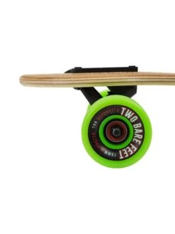 Two Bare Feet "The Hunter" 40in Bamboo Series Longboard Skateboard Complete (Green Wheels) -Dive Master Shop 5 006 hunter wheel 3