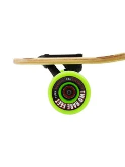 Two Bare Feet "The Austin" 36in Bamboo Series Longboard Skateboard Complete (Green Wheels) -Dive Master Shop 5 007 austin wheel 1 2