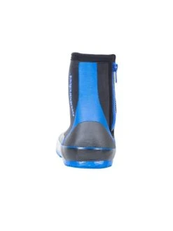 Two Bare Feet 5mm Neoprene Zipped Wetsuit Boots (Blue) -Dive Master Shop 5mm neoprene zipped boots blue 3 1