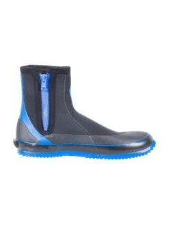 Two Bare Feet 5mm Neoprene Zipped Wetsuit Boots (Blue) -Dive Master Shop 5mm neoprene zipped boots blue 4