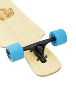 Two Bare Feet "The Parker" 42.5in Bamboo Series Longboard Skateboard Complete (Blue Wheels) -Dive Master Shop 6 002 parker trucks 2