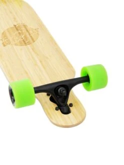 Two Bare Feet "The Austin" 36in Bamboo Series Longboard Skateboard Complete (Green Wheels) -Dive Master Shop 6 007 austin trucks 1 2