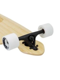 Two Bare Feet "The Duke" 41in Bamboo Series Longboard Skateboard Complete (White Wheels) -Dive Master Shop 6 008 duke trucks 1
