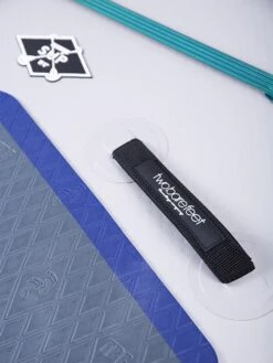 Two Bare Feet Sport Air (Allround XL) 10'10" X 33" X 6" Inflatable SUP Starter Pack (Teal) -Dive Master Shop angle 4 teal 4