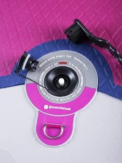 Two Bare Feet Sport Air (Allround XL) 10'10" X 33" X 6" Inflatable SUP Deluxe Carbon Hybrid Pack (Raspberry) -Dive Master Shop angle 5 raspberry 6