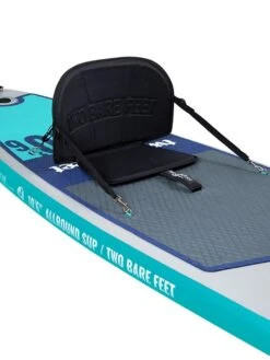 Two Bare Feet Sport Air (Allround) 10'6" X 33" X 4.75" Inflatable SUP Deluxe Carbon Hybrid Pack (Teal) 16 Two Bare Feet Sport Air (Allround) 10'6" X 33" X 4.75" Inflatable SUP Deluxe Carbon Hybrid Pack (Teal) -Dive Master Shop angle 9 teal 1 1