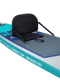 Two Bare Feet Sport Air (Allround XL) 10'10" X 33" X 6" Inflatable SUP Deluxe Carbon Hybrid Pack (Teal) -Dive Master Shop angle 9.1 teal