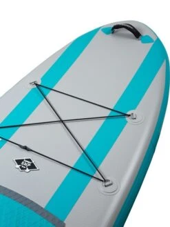 Two Bare Feet Archer (Allround XL) 10'10" X 33" X 6" Inflatable SUP Starter Pack (Teal) -Dive Master Shop angle 1 teal copy 3