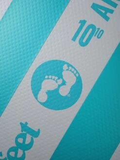 Two Bare Feet Archer (Allround XL) 10'10" X 33" X 6" Inflatable SUP Starter Pack (Teal) -Dive Master Shop angle 3 teal copy 3