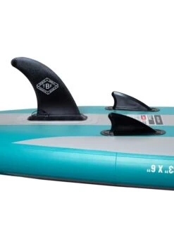 Two Bare Feet Archer (Allround XL) 10'10" X 33" X 6" Inflatable SUP Starter Pack (Teal) -Dive Master Shop angle 4 teal copy 3
