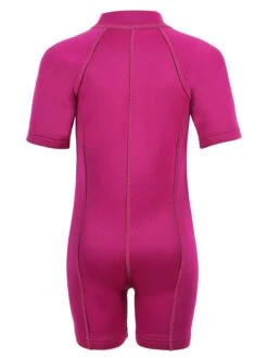 Essentials Baby Swim Kit - Aquatica Wetsuit + Swim Nappy + Swim Vest (Raspberry) -Dive Master Shop aquatica baby raspberry back 3 6