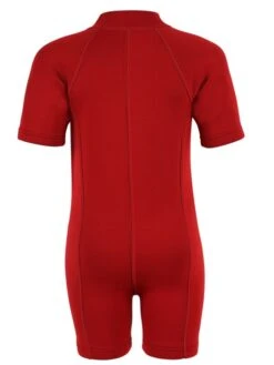 Deluxe Baby Swim Kit - Aquatica Wetsuit + Swim Nappy + Bag (Red) -Dive Master Shop aquatica baby red back 3