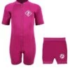 Essentials Baby Swim Kit - Aquatica Wetsuit + Nappy Shorts (Raspberry) -Dive Master Shop aquatica raspberry2