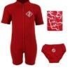 Deluxe Baby Swim Kit - Aquatica Wetsuit + Swim Nappy + Towel (Red) -Dive Master Shop aquatica red5