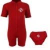 Essentials Baby Swim Kit - Aquatica Wetsuit + Swim Nappy (Red) -Dive Master Shop aquatica red 4