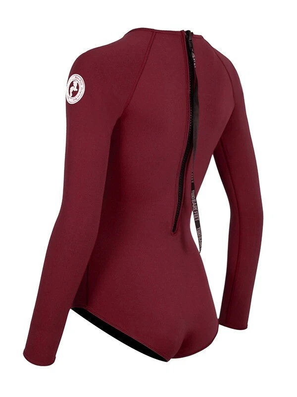 Two Bare Feet Arabella 2mm Superstretch Neoprene Womens Suit (Burgundy) 6 Two Bare Feet Arabella 2mm Superstretch Neoprene Womens Suit (Burgundy) - Image 4