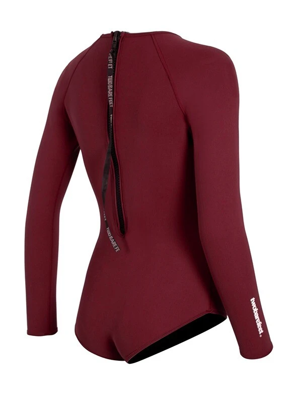 Two Bare Feet Arabella 2mm Superstretch Neoprene Womens Suit (Burgundy) 8 Two Bare Feet Arabella 2mm Superstretch Neoprene Womens Suit (Burgundy) - Image 6